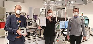 [Translate to English (IN):] Dr. Goeffrey A. Behrens and scientists of DKMS LIFE SCIENCE LAB receive Analytik Jena Science Award 2020 in Molecular Biology Category