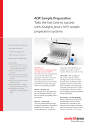 Flyer AOX Sample Preparation (English)