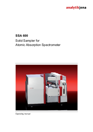 Manual SSA 600 (English)