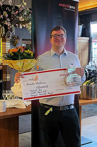 Science Award Winner 2023 Alexander Winckelmann (Chemical Analysis)