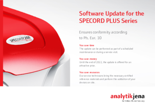 Software Update for the SPECORD PLUS Series (EN)
