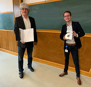 [Translate to English (IN):] Dr. Daniel Bäcker receives Analytik Jena Science Award in Chemical Analysis Category