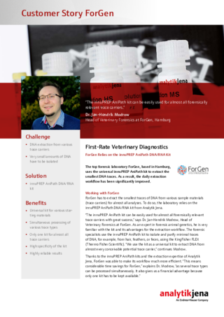 Customer Story ForGen innuPREP AniPath