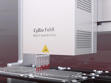 Banner Press Release New Pipetting Head for the CyBio FeliX
