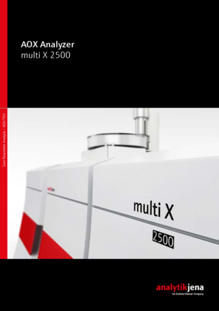 Brochure AOX/TOX/EOX analyzer multi X 2500 (English)