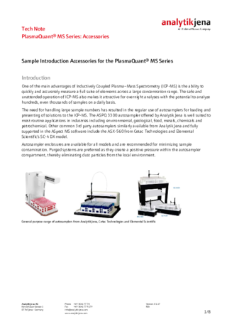 TechNote ICP-MS Accessories (English)