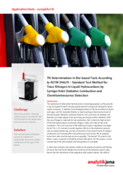 TN Determination in Bio-based Fuels According to ASTM D4629 (EN)