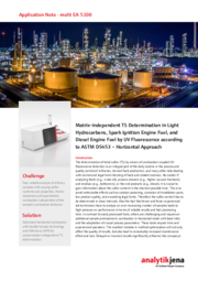 Determination in Light Hydrocarbons and Engine Fuel ASTM D5453 (EN)