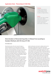 Determination of Elemental Impurities in Ethanol Fuel according to Standard Methods with HR Array ICP-OES (EN)
