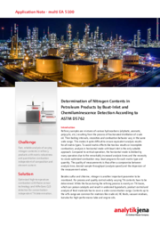 Determination of Nitrogen Contents in Petroleum Products (EN)