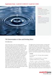 TOC Determination in Raw and Drinking Water (EN)