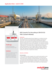 Linearity Test According to DIN EN ISO 9562 (Column Method) (EN)