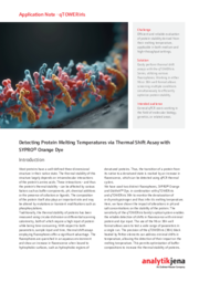 Detecting Protein Melting Temperatures via Thermal Shift Assay with SYPRO® Orange Dye (EN)