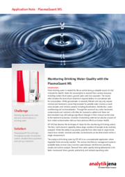 Monitoring Drinking Water Quality with the PlasmaQuant MS (EN)