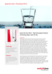 High-throughput Analysis of Drinking Water with ICP-MS (EN)