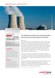 TOC Control in Boiler Feed and Cooling Water of Fossil Fuel Fired and Nuclear Power Plants (EN)